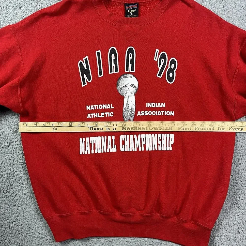 Vintage NIAA National Indian Athletic Association Championship‎ Baseball Sweater